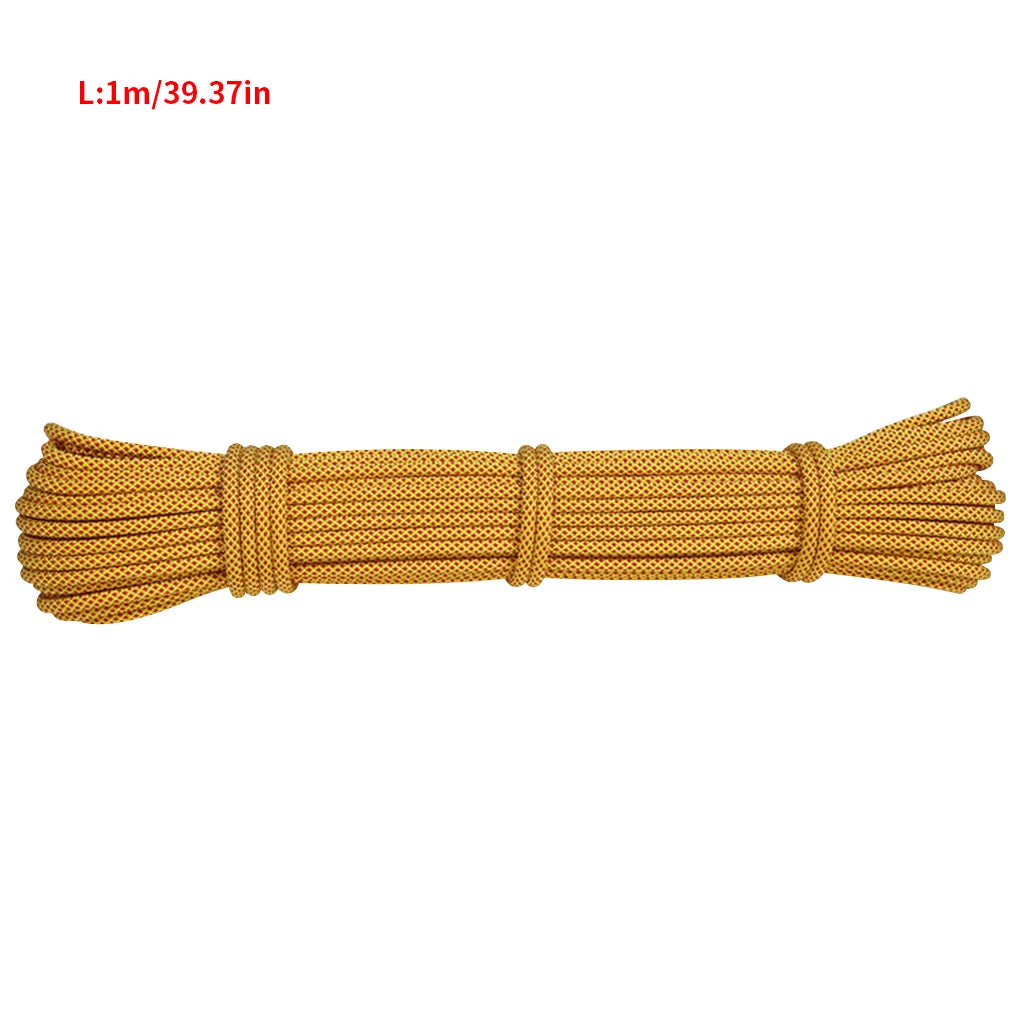 Climbing Rope Portable 6Mm Non-Slip Downhill Rope for Survival Parachute Cord Lanyard Camping Climbing Rope Hiking Clothesline