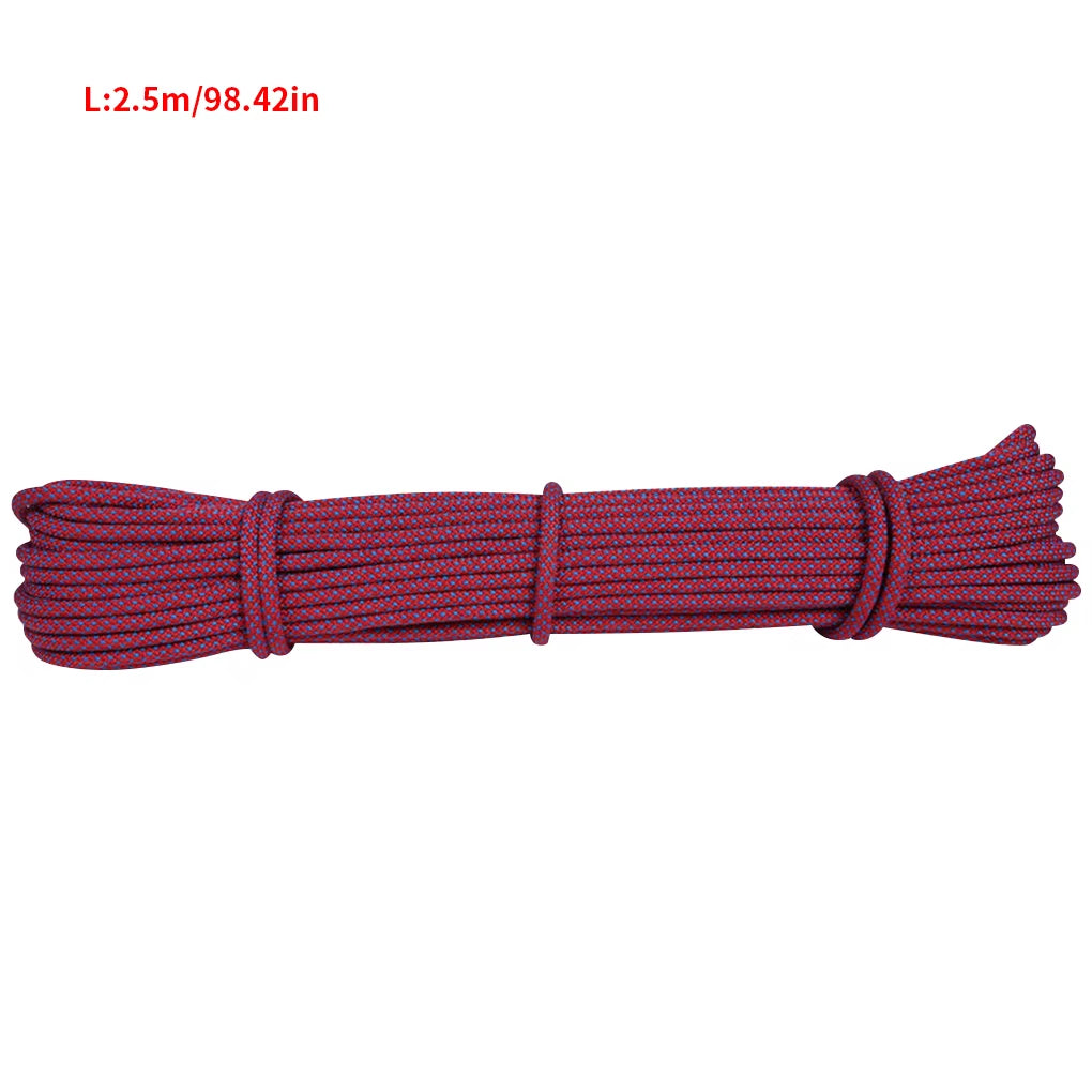 Climbing Rope Portable 6Mm Non-Slip Downhill Rope for Survival Parachute Cord Lanyard Camping Climbing Rope Hiking Clothesline