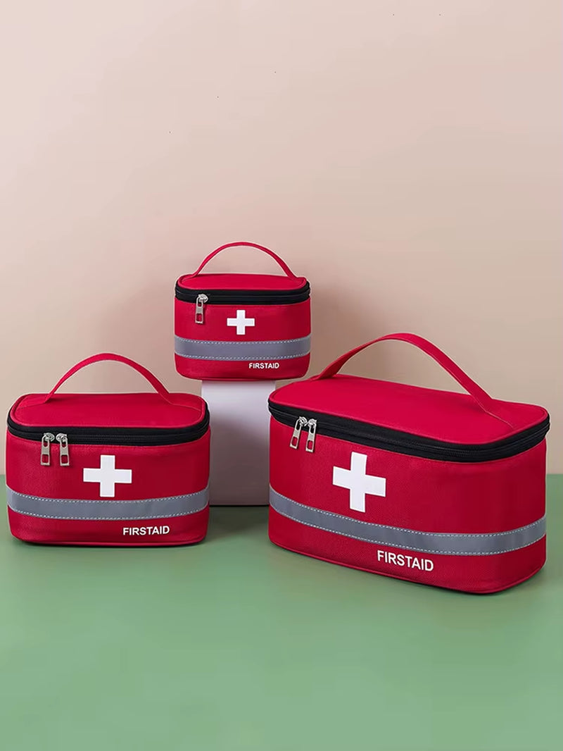 Portable First Aid Kit, Travel Medicine and Medication Storage Bag