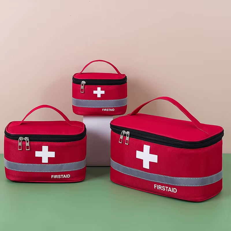 Portable First Aid Kit, Travel Medicine and Medication Storage Bag