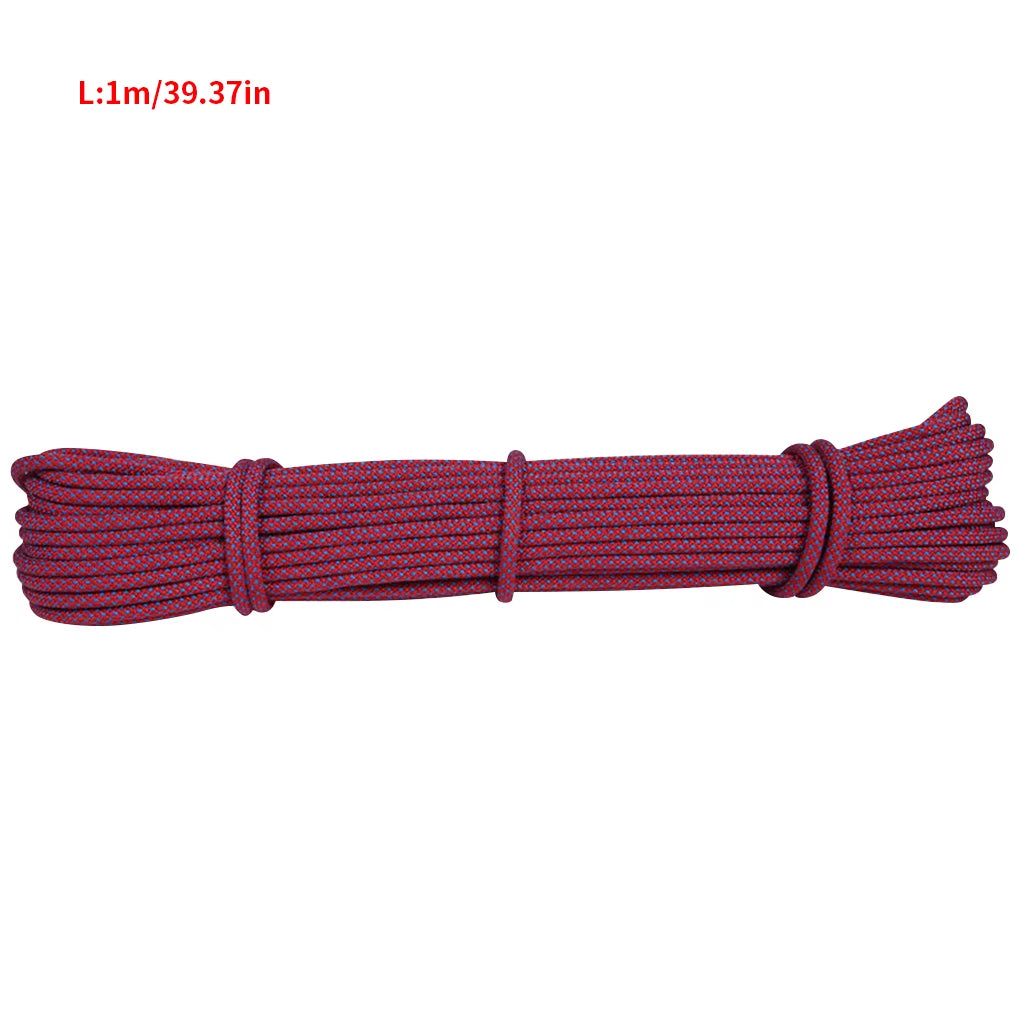 Climbing Rope Portable 6Mm Non-Slip Downhill Rope for Survival Parachute Cord Lanyard Camping Climbing Rope Hiking Clothesline