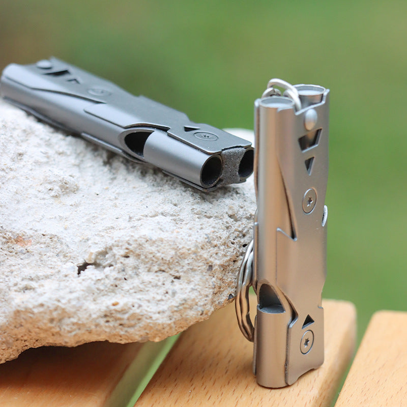 FLYTOP Emergency Whistle with Keychain for Outdoor Use