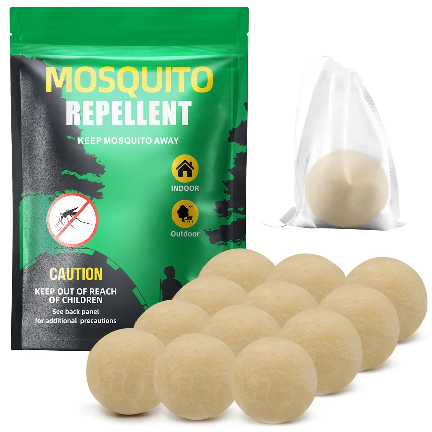 Powerful Mosquito Repellent Balls (pack of 10 balls)