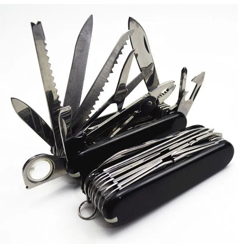91mm Multi-Functional Wooden Swiss Army Knife