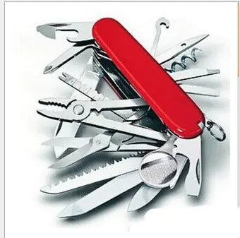 91mm Multi-Functional Wooden Swiss Army Knife