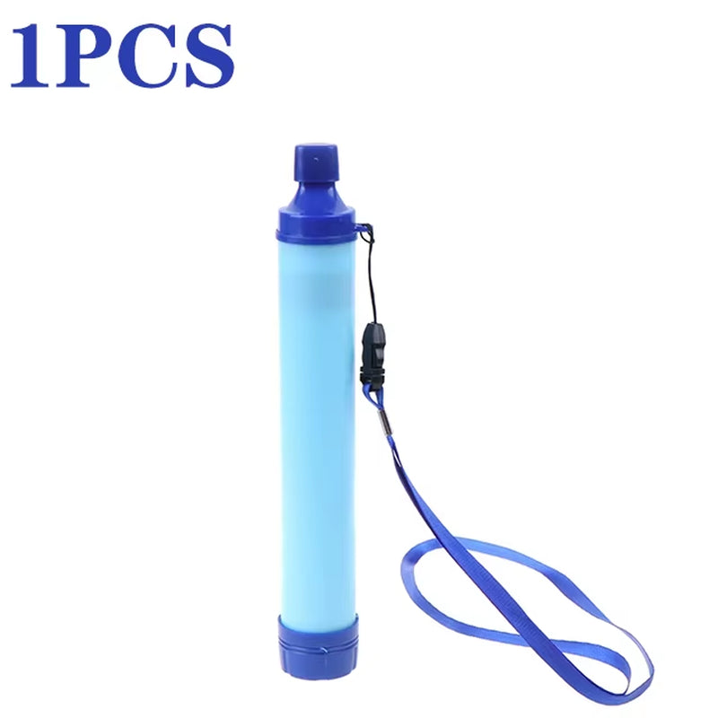 1Pcs-4Pcs Emergency Water Purifier for Survival Wilderness Survival Portable First Aid Outdoor Water Purifier Camping Hiking