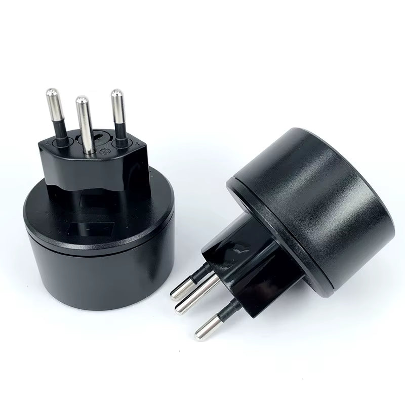 EU DE Germany Socket 3 Pin Swiss Plugs Adaptor Embedded Swiss Adapter Converter Plug Swiss Plugs Turn to French Plugs