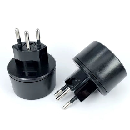 EU DE Germany Socket 3 Pin Swiss Plugs Adaptor Embedded Swiss Adapter Converter Plug Swiss Plugs Turn to French Plugs