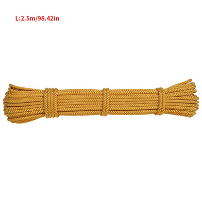 Climbing Rope Portable 6Mm Non-Slip Downhill Rope for Survival Parachute Cord Lanyard Camping Climbing Rope Hiking Clothesline