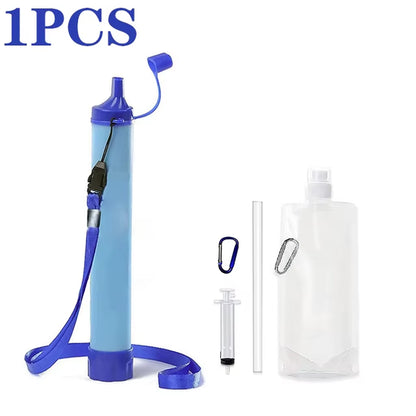 1Pcs-4Pcs Emergency Water Purifier for Survival Wilderness Survival Portable First Aid Outdoor Water Purifier Camping Hiking
