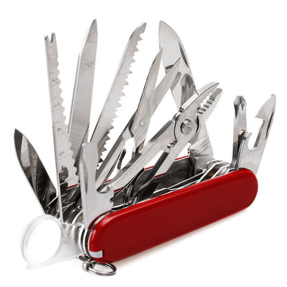 91mm Multi-Functional Wooden Swiss Army Knife