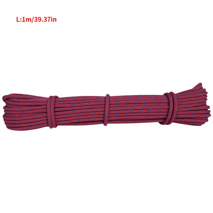 Climbing Rope Portable 6Mm Non-Slip Downhill Rope for Survival Parachute Cord Lanyard Camping Climbing Rope Hiking Clothesline
