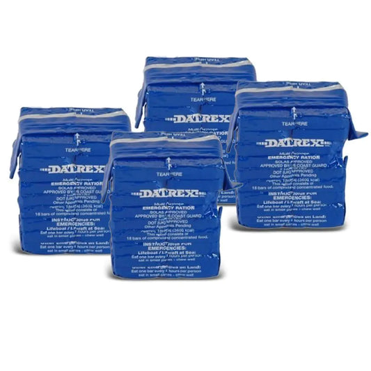 Datrex 3600 Calorie Emergency Food Bar for Survival Kits Disaster Preparedness Survival Gear Survival Supplies Schools Supplies Disaster Kit 25.4 oz. (4 Pack)