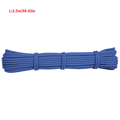 Climbing Rope Portable 6Mm Non-Slip Downhill Rope for Survival Parachute Cord Lanyard Camping Climbing Rope Hiking Clothesline