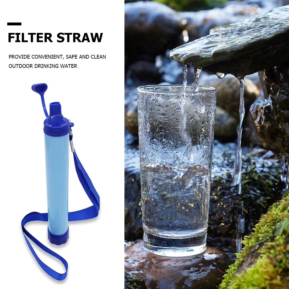 1Pcs-4Pcs Emergency Water Purifier for Survival Wilderness Survival Portable First Aid Outdoor Water Purifier Camping Hiking
