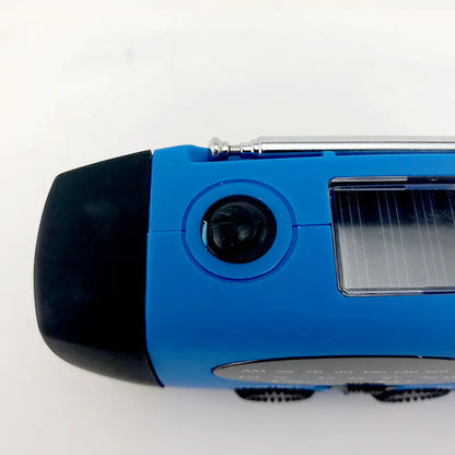 Multifunctional Emergency Radio with Solar Power and Flashlight
